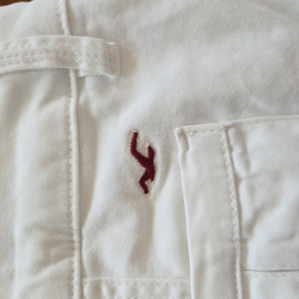 Hollister Rare Y2K Vintage White Low-Rise Micro Mini Skirt Size 7 - Picture 5 of 7